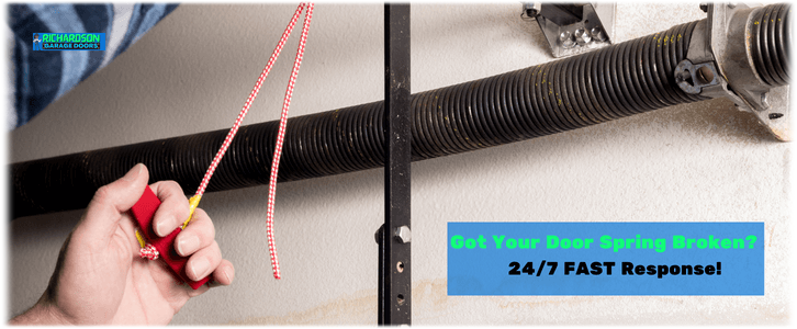 Broken Garage Door Spring Repair Richardson, TX