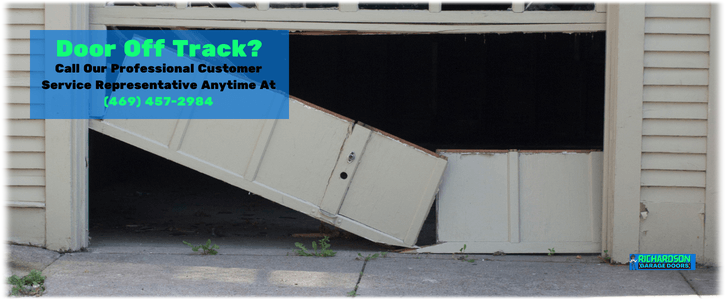 Garage Door Off-Track in Richardson, TX